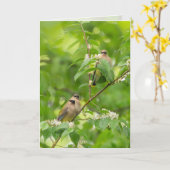 シダーワクイング カード (黄色い花)