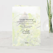 シダーワクイング カード (裏面)