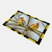 シダーワクウィング – オリジナル写真 ドアマット (アングル)