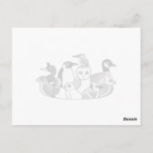 シダーワックスウィング ポストカード (裏面)