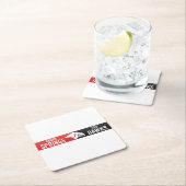 シダー春レッドホークス#3 スクエアペーパーコースター (インサイチュ)