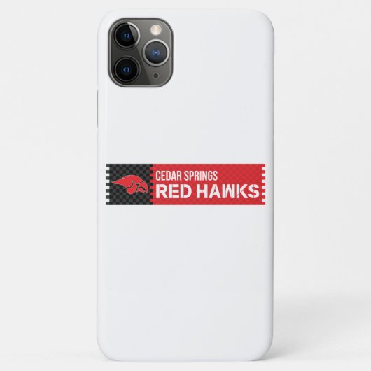 シダー春レッドホークス Case-Mate iPhoneケース (裏面)