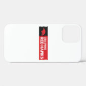 シダー春レッドホークス Case-Mate iPhoneケース (裏面 (横))