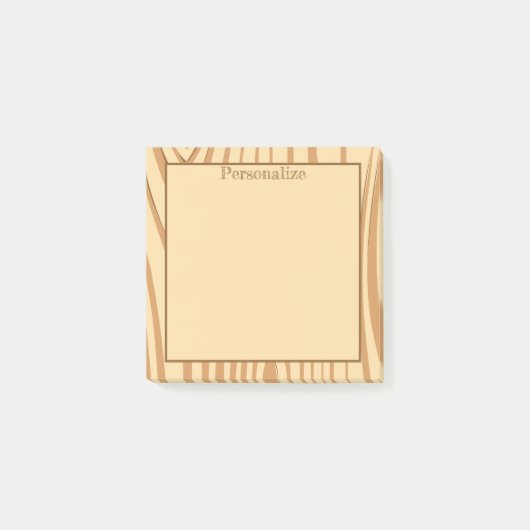 シダー素朴ウッドステインプランクボード ポストイット (正面)