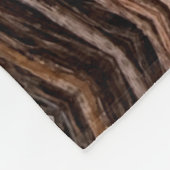 シダー素朴バーク自然木アウトドア模様 フリースブランケット (角)