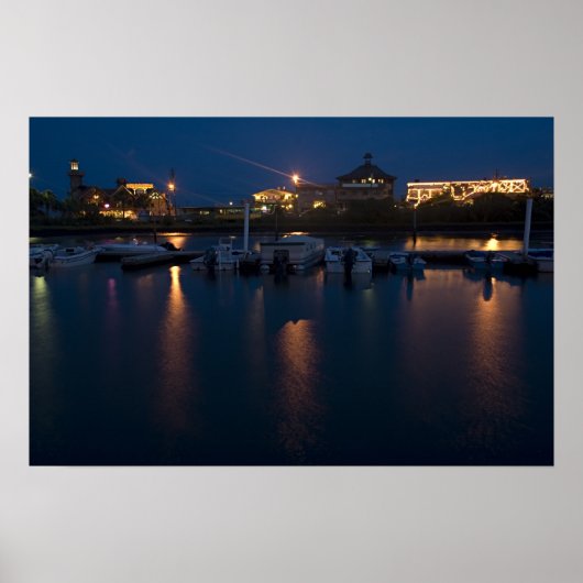 シダー鍵ウォーターフロントアットナイト ポスター (正面)