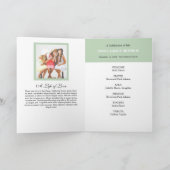 シダ写真記念折りプログラム プログラム (内部)