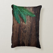 シダ植物の木の小さなシダグランジ アクセントクッション (裏面(縦))