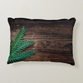 シダ植物の木の小さなシダグランジ アクセントクッション (裏面)