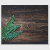 シダ植物の木の小さなシダグランジ ラッピングペーパー (フラット)