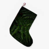 シダ植物 スモールクリスマスストッキング (正面 (吊り時))