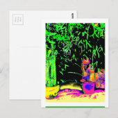 シダ植物 jGibney The MUSEUM Zazzle ポストカード (正面/裏面)