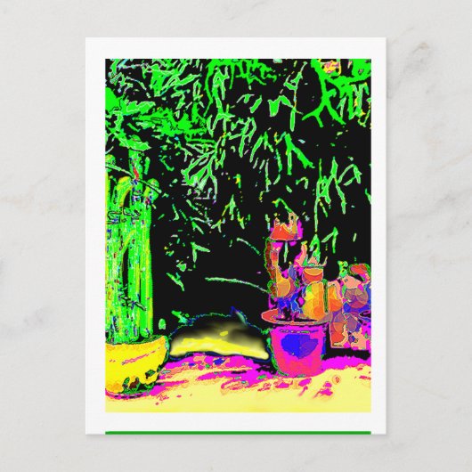 シダ植物 jGibney The MUSEUM Zazzle ポストカード (正面)