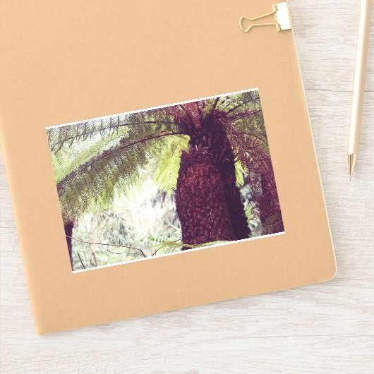 シダ熱帯雨林 シール (ノートブック)