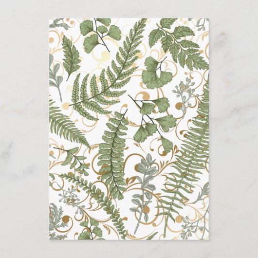 シダ花柄 メニュー (裏面)