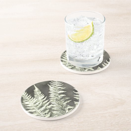 シダ芸術的抽象芸術 コースター (側面)