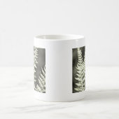 シダ芸術的抽象芸術 コーヒーマグカップ (中央)