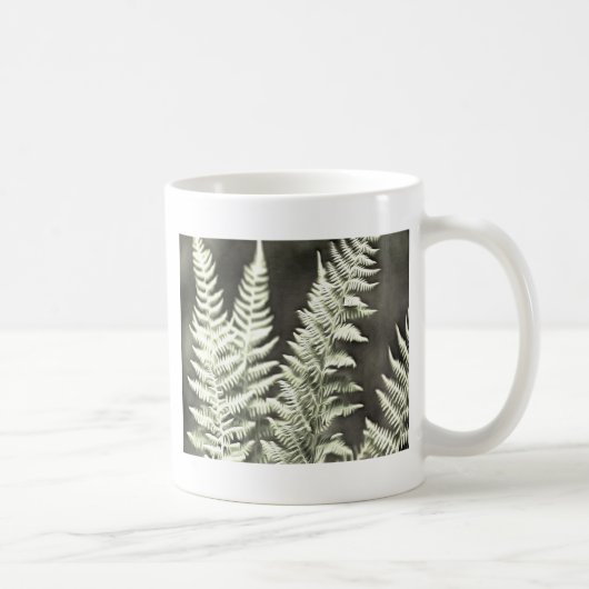シダ芸術的抽象芸術 コーヒーマグカップ (右)