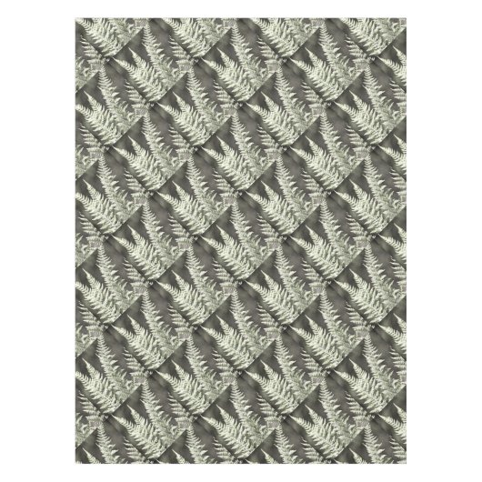 シダ芸術的抽象芸術 テーブルクロス (正面)