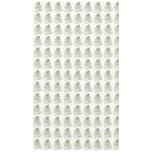 シダ葉植物の植物色 テーブルクロス (正面)