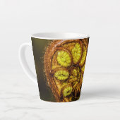 シダ葉 カフェラテマグ (左アングル)