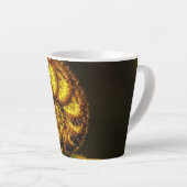 シダ葉 カフェラテマグ (右アングル)