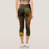 シダ葉 カプリレギンス (裏面)