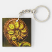 シダ葉 キーホルダー (裏面)