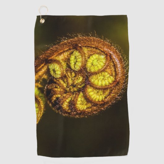 シダ葉 ゴルフタオル (正面)