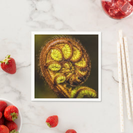 シダ葉 スタンダードカクテルナプキン