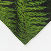 シダ葉 フリースブランケット (角)