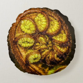 シダ葉 ラウンドクッション