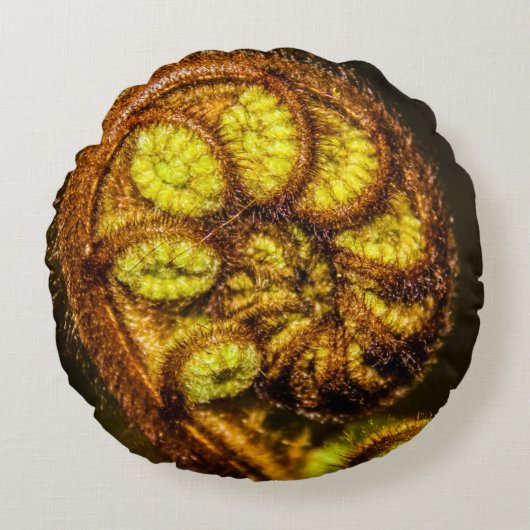 シダ葉 ラウンドクッション (正面)