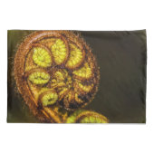 シダ葉 枕カバー (裏面)