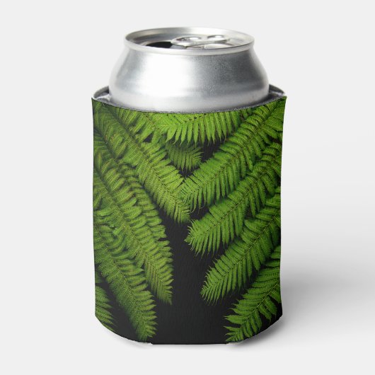 シダ葉 缶クーラー (缶正面)