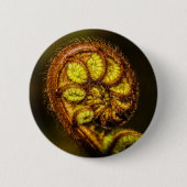 シダ葉 缶バッジ (正面)