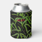 シダ飲料用コースター 缶クーラー (缶正面)