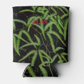 シダ飲料用コースター 缶クーラー (正面)