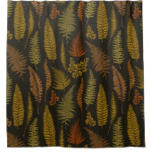 シダ3 シャワーカーテン (正面)