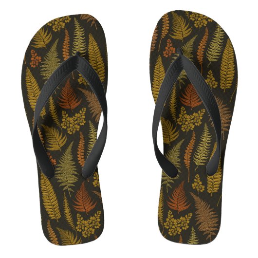 シダ3 ビーチサンダル (フットベッド)