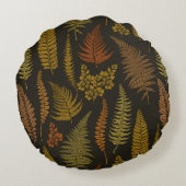 シダ3 ラウンドクッション (裏面)