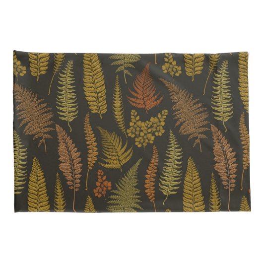 シダ3 枕カバー (裏面-右)