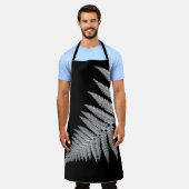 シダ エプロン (着用した状態)