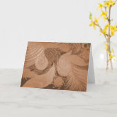 シダ カード (黄色い花)