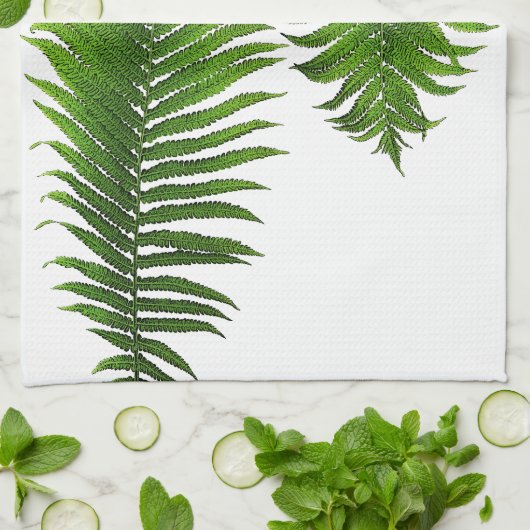 シダ キッチンタオル (折り畳み)