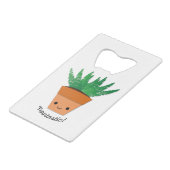 シダ クレジットカード栓抜き (正面アングル)