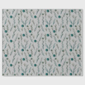 シダ&ドットラッピング紙 ラッピングペーパー (フラット)
