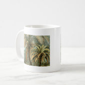 シダ ヤシの木 アンティーク 植物画 シダ アート コーヒーマグカップ (正面左)