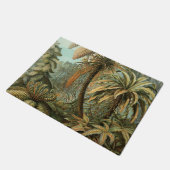 シダ ヤシの木 アンティーク 植物画 シダ アート ドアマット (アングル)