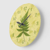 シダ ラージ壁時計 (傾斜)